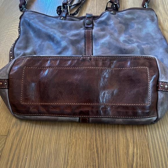 Campomaggi Italian leather camo bag - Picture 4 of 7